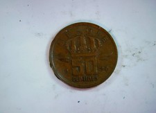 Belgium 1970 50 Centimes Belgium 50 Centimes (King Baudouin I) Coin