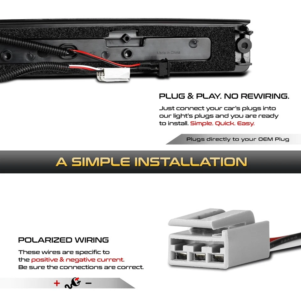 Full LED Smoked 3rd Third Brake Tail Light Lamp For 1997-2003 Ford F150 Pickup Foto 4 de 4