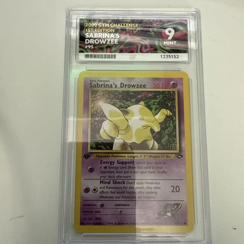 Pokémon TCG Sabrina's Drowzee Gym Challenge 95 Regular 1st Edition Common ACE 9