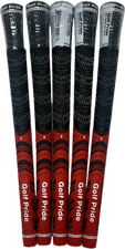 Golf Pride Multi-Compound Cord Grip Red/Black Standard Set of 5