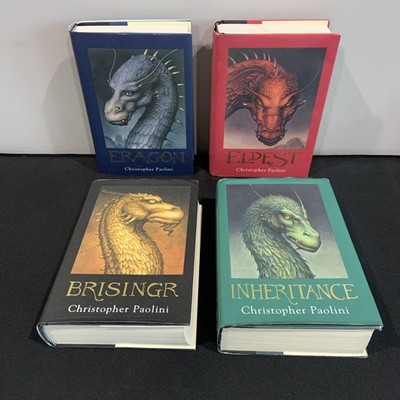 ERAGON Complete Series Christopher Paolini Inheritance Cycle Lot HC/DJ 1st Ed