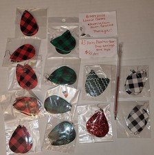 13 Pairs Tear Drop Earrings for Women Holiday Hook Style