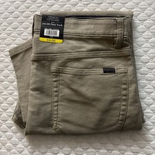 Jachs New York Men  s 5 Pocket Straight Fit Pants 1776788Tan 32 New with Tags