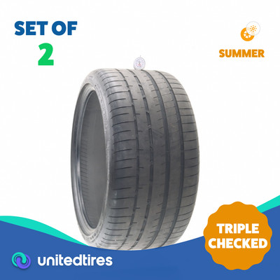Set of (2) Used 315/30ZR21 Goodyear Eagle F1 SuperSport NAO 105Y - 6.5/32