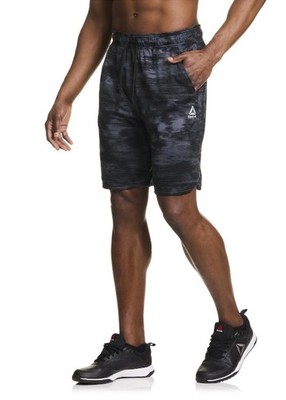 Reebok Men's and Big Men's Core 9'' Shorts,  Color Black Print Sizes  S,L New