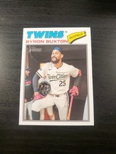 2026 Topps Heritage Byron Buxton Image Variation Minnesota Twins SP #253