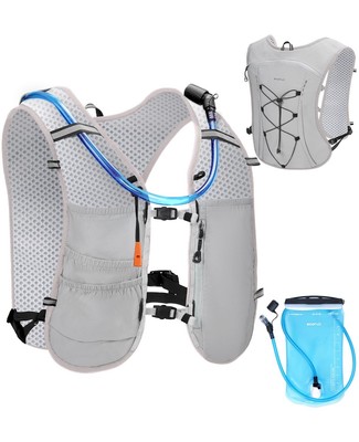 ECOHUB Running Hydration Vest Backpack,Lightweight Breathable Pack with 2L Wa