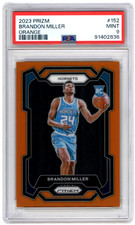 2023-24 Panini Prizm - Brandon Miller #152 True Orange /49 Rookie Hornets RARE!!