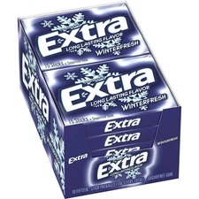 Extra Sugarfree Gum, Winterfresh, 15 Sticks (Pack of 10) - 1 BOXES