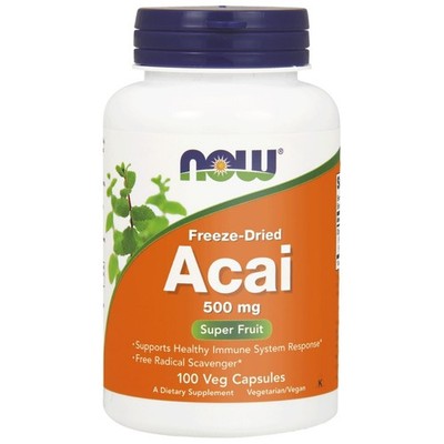 Now Foods Acai 500 mg, 100 Kapseln