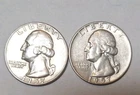 1957-P 1957-D Washington Quarter 90% Silver PD SET