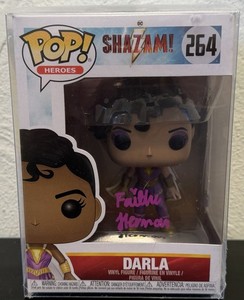 Faith Herman ‘Darla’ Autographed Shazam Funko Pop #264 Signed COA