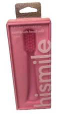 Hismile Electric Toothbrush Head Refill 1 Pack Pink W/ Pink Bristles New In Box!