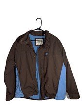 Timberland Coat Baby Blue Brown Button/Zip Up