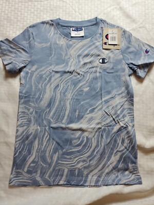 Champion Kids T-Shirt medium Wildflower Pale Blue