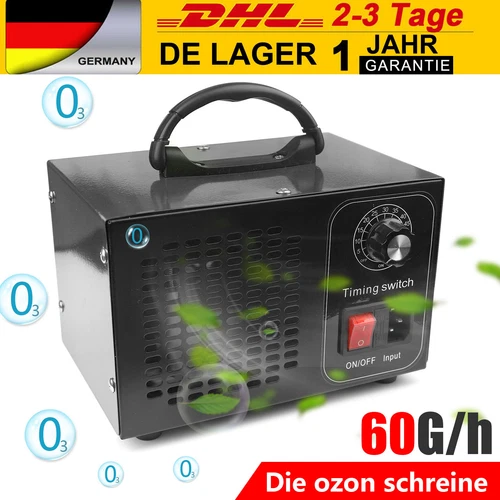 2025 Ozongenerator Ozonisator 60000mg/h Ozon Luftreiniger Ozongerät Bausanierung - Bild 2 von 18