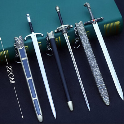 1/6 8.66'' Metal Medieval Sword Longclaw Oath Arya Needle Fr 12'' Action Figure