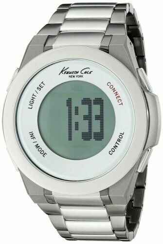 Kenneth Cole Men\'s KC3566 GunMetal Dial Stainless Steel Bracelet Barrel Watch Kenneth Cole Men main image 2