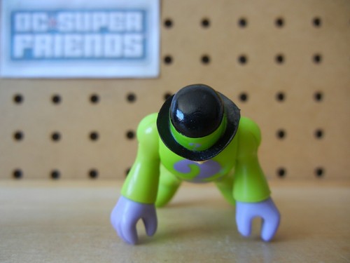 Imaginext DC Super Friends RIDDLER Original Version w/ Hat Green / Light Purple - Picture 3 of 3