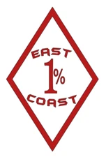 Vinyl Car Decal Sticker - East Coast 1% er Motorcycle Biker Outlaw Club Rally