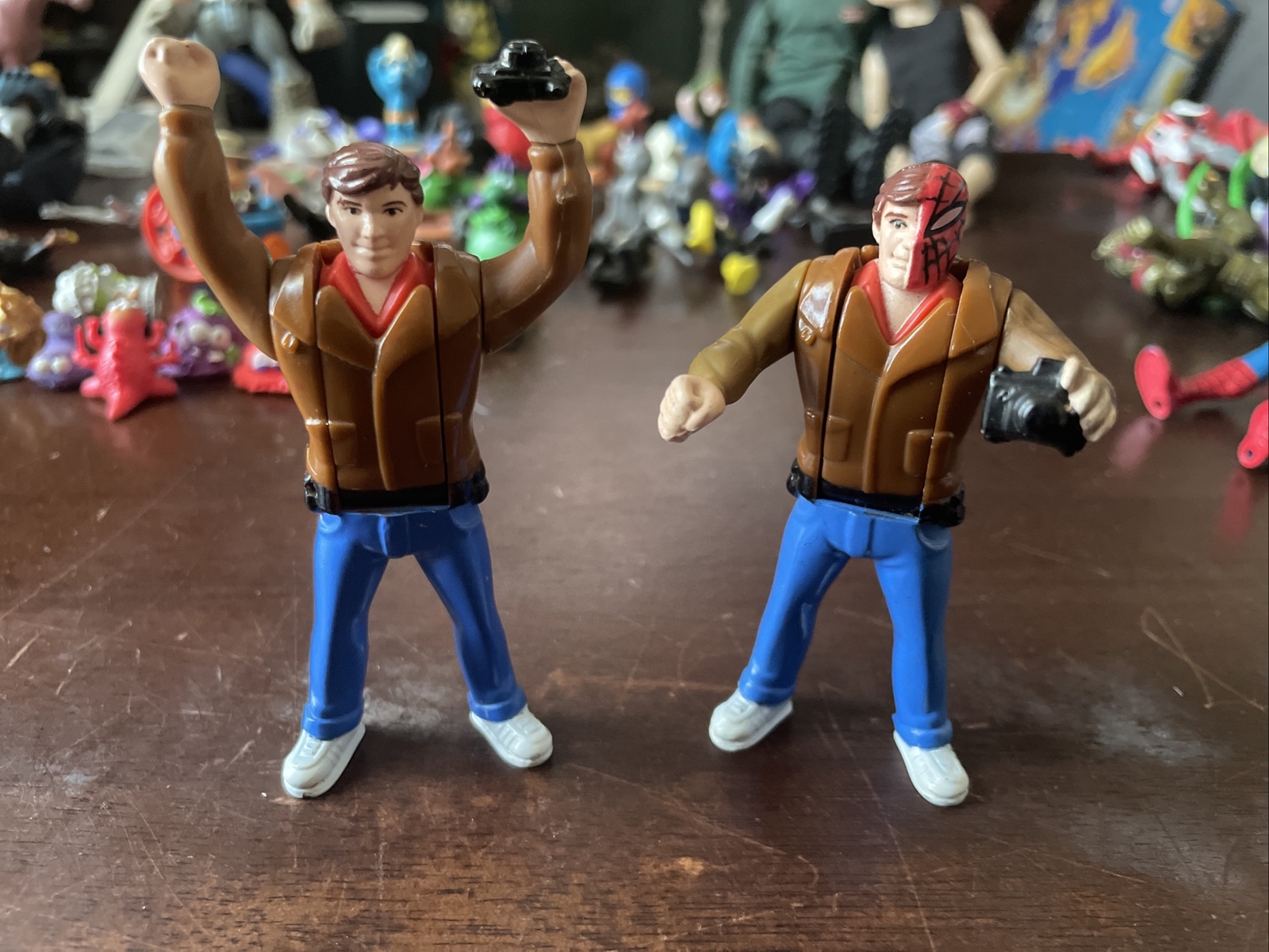 Spider-Man McDonald’s Happy Meal Toy Lot of 2 Marvel 1995 Vintage