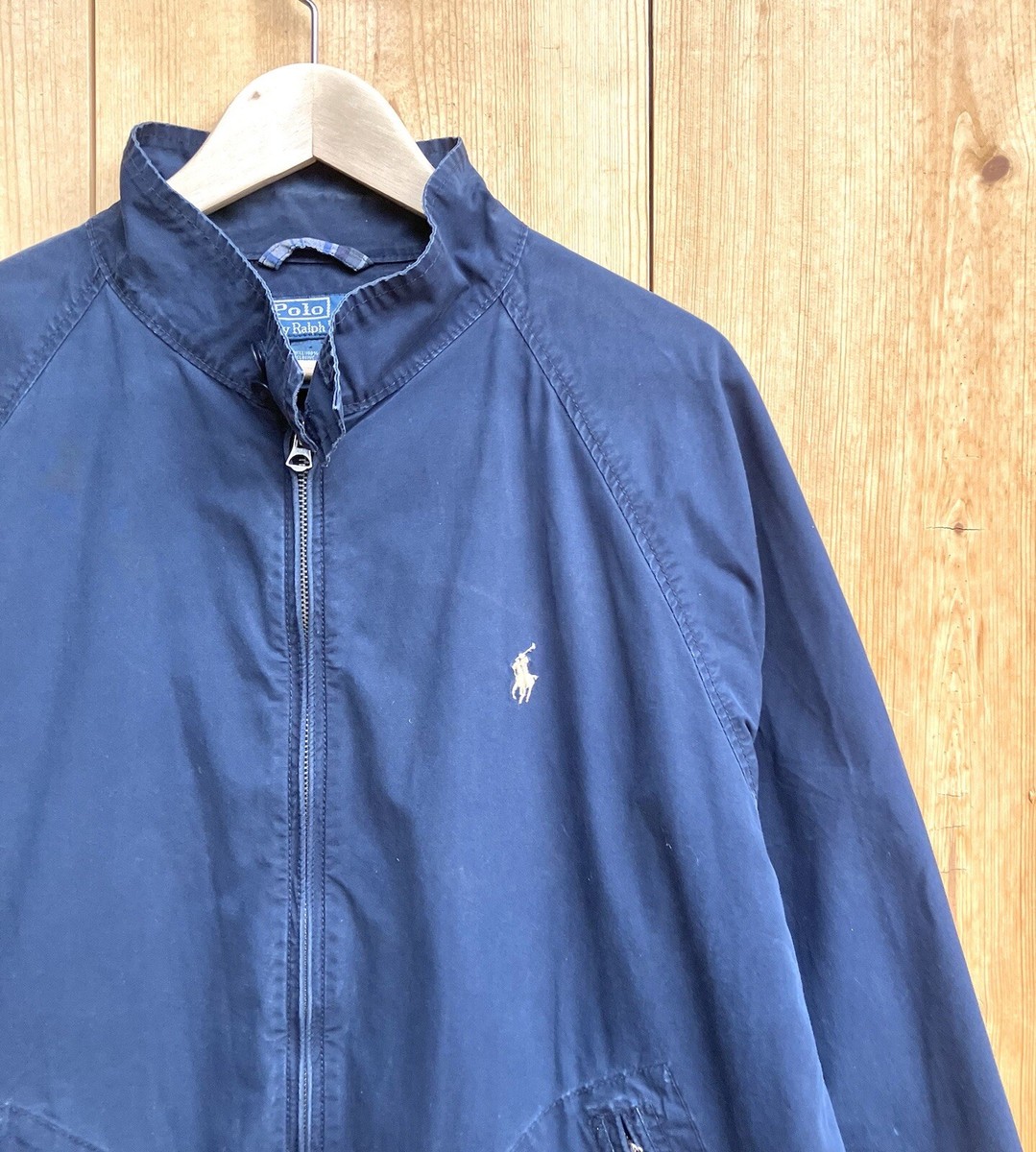 Polo Ralph Lauren Vintage Navy Blue Barracuda Jacket Sz XL