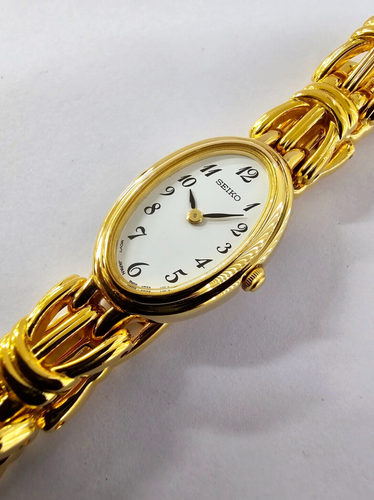 SEIKO Quartz Gold Stainless Steel Women's Watch SXJT08P1 - Picture 5 of 7