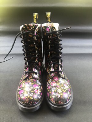 floral dm boots