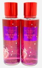 2 VICTORIA'S SECRET MIRRORED POM FRAGRANCE BODY MIST SPRAY 8.4oz NEW 