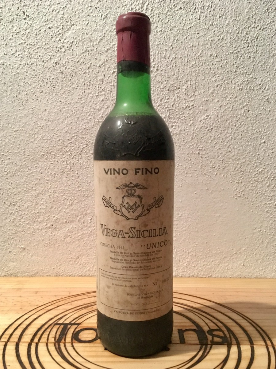 Botella de vino Wine Bottle VEGA SICILIA UNICO 1941 - Main Image