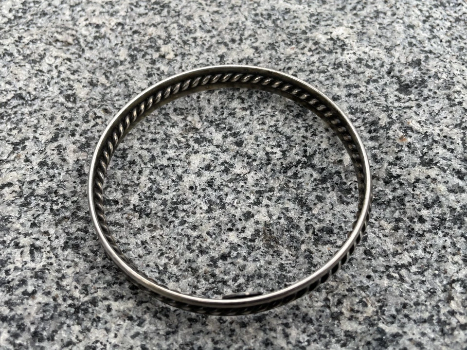 Ralph Lauren Vintage Silver Brazil Bangle Bracelet Size 20 CM - Image 2 of 4