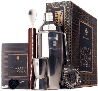 Mayfair Original Cocktail Set   Cocktail Mix Set mit Cocktail Zubehör und Ede...