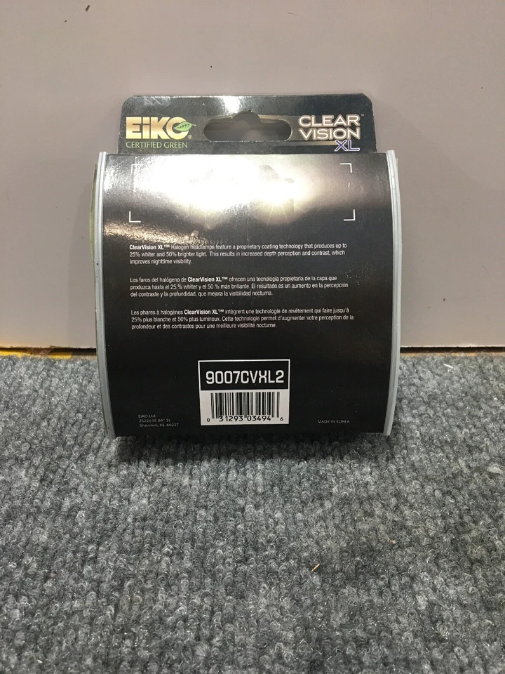 Twin Pack Eiko 9007CVXL2 Headlight Bulb-ClearVision XL 9007 - Image 3 of 4