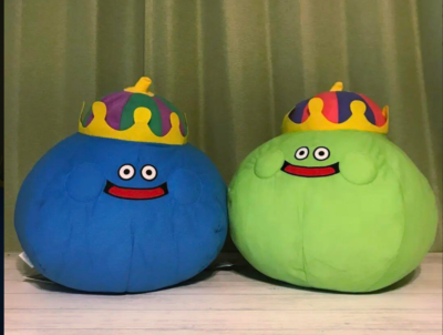 Dragon Quest AM Big Plush doll King Slime Slime Behomazun set