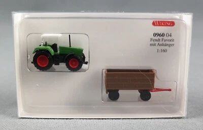 WIKING 096004/0960 04 (Spur N,1:160) Fendt Favorit mit Anhänger NEUHEIT 2025!