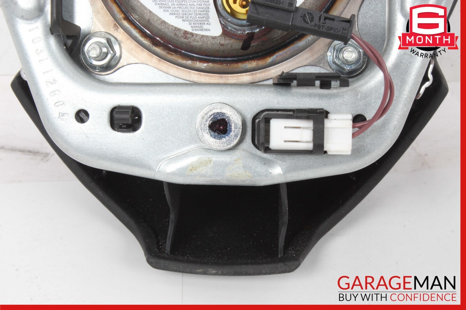 14-20 Maserati Ghibli Black Driver Column Steering Wheel Crash Airbag