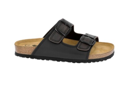 LICO BIOLINE Herren Sandale Sandalette Pantolette schwarz 560013