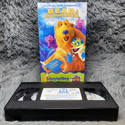 Bear In The Big Blue House Storytelling With Bear VHS Tape 2001 Jim Henson Kids 