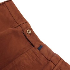 Incotex NWT Chinos / Casual Pants Size 50 34 US Brown Cotton Blend Regular Fit