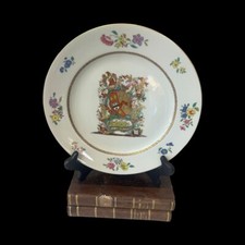 Mottahedeh Nelson Rockefeller Chinese Export Repro Plate Coggan Coat of Arms