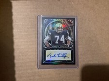 Bob Lilly 2021 Obsidian Electric Etch Yellow Aurora AUTO #18/25 🔥 NFL HOFer