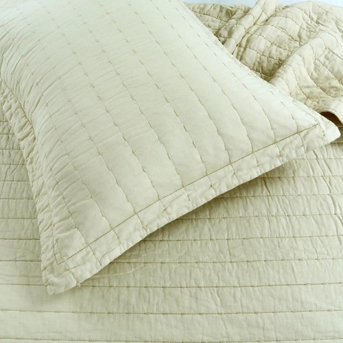 3-PCS 100% Cotton Oversized Bedspread Set Coverlet Quilt Set Stitching - Picture 20 of 21