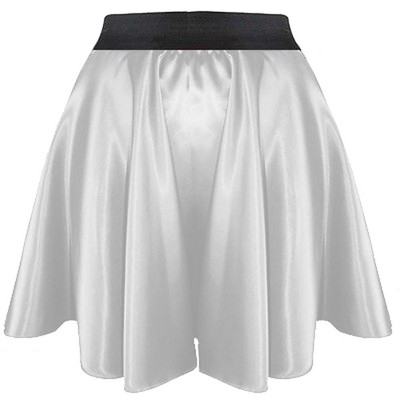 Mini-jupe Rose Satin Plissée - Taille Haute élastique - Style Rétro Club - Neuf Sans étiquettes