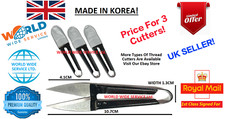 3 Handheld Thread Trimmer Cutter Snips  Small Scissors for Industrial & Domestic