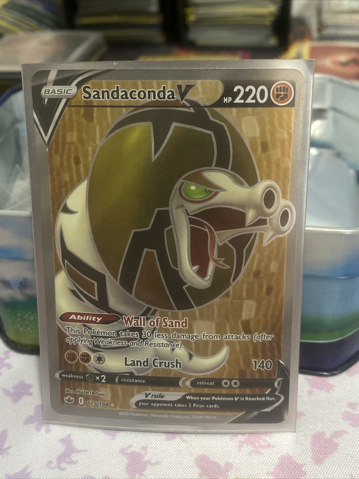 Pokemon Sandaconda V 175/198 Chilling Reign NM