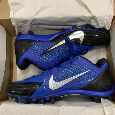 Nike Alpha Pro 2 TD Football Cleats Blue/Black 579545-040 Men s Size 14 NIB