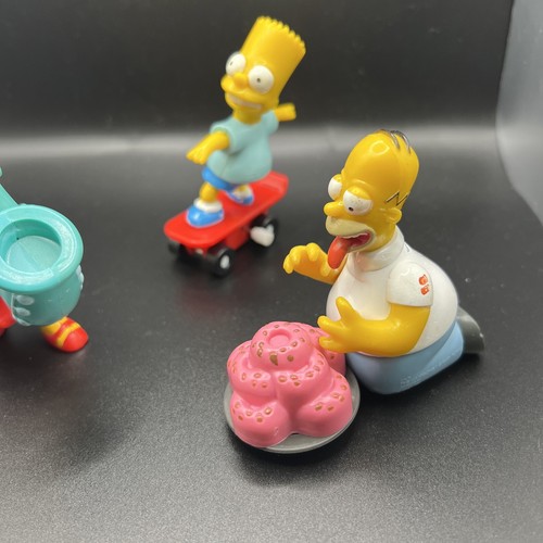 Vintage The Simpsons Camping 90s Burger King Toy Lot Of 3 - Picture 3 of 5