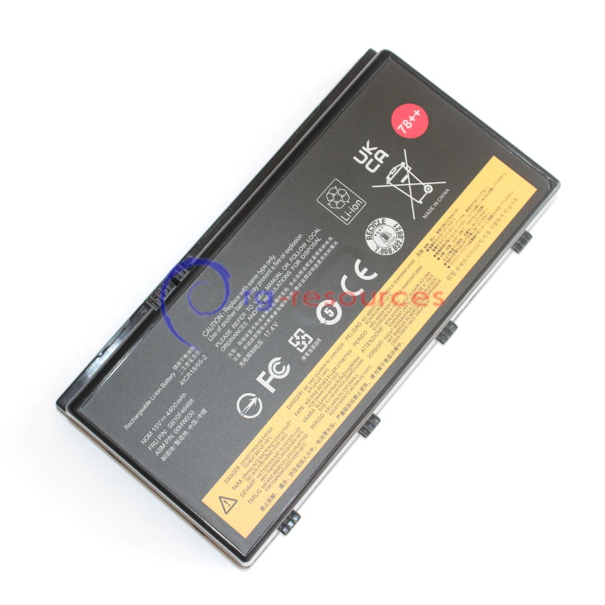 New 00HW030 01AV451 78++ Laptop Battery For Lenovo ThinkPad P70.