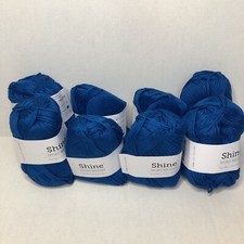 Knit Picks - Shine Sport Weight - Lot Of 8 - 110 Yds Each French Blue