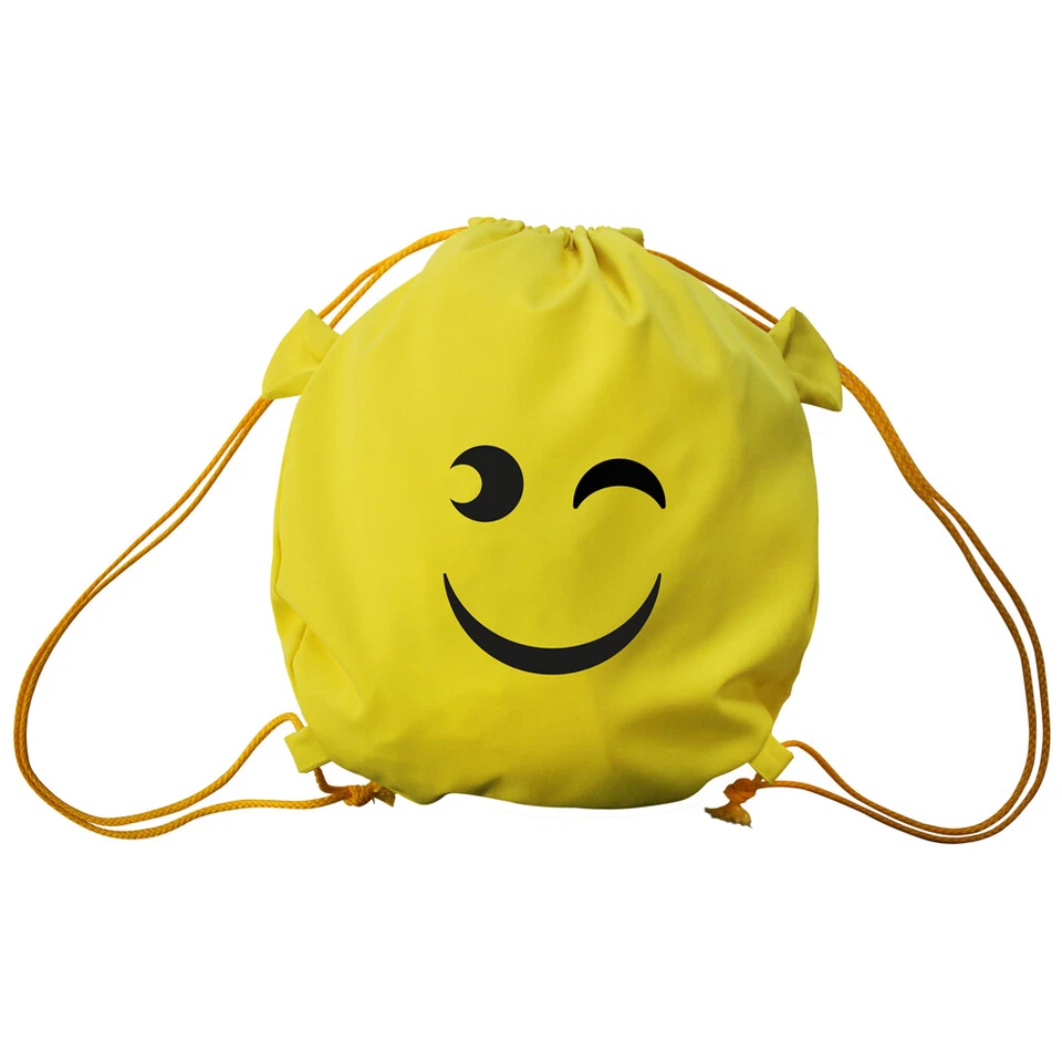 FAN-OMENAL Trend-Bag mit Aufdruck - Smilie Zwinker - 65207 - Turnbeutel Sporttasche ...